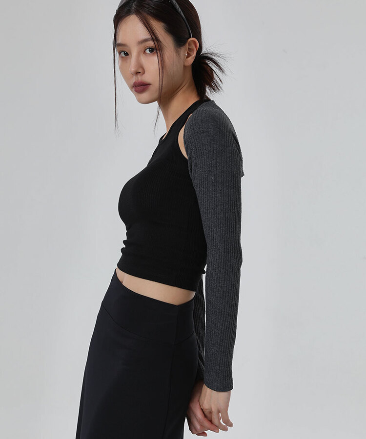 マキシロングスカート BLACK