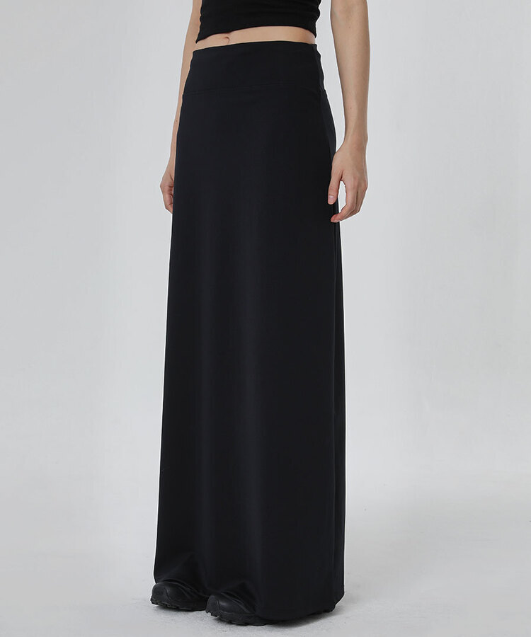マキシロングスカート BLACK