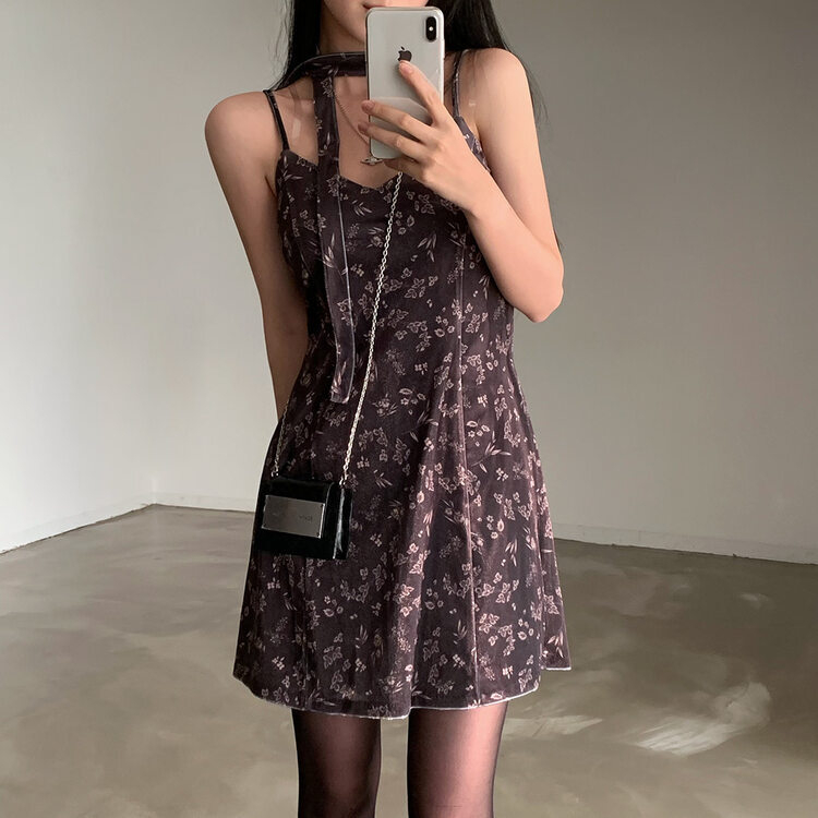 sensam by manato ベルベット ミニワンピース sensam by manato ベルベット ミニワンピース