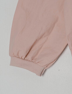 Vネック長袖クロップTシャツ