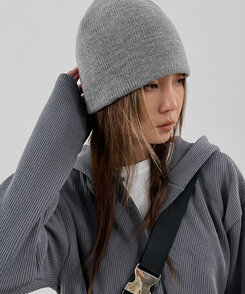 ファッション雑貨 デイリービーニー9色 GRAY