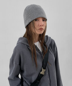 ファッション雑貨 デイリービーニー9色 GRAY