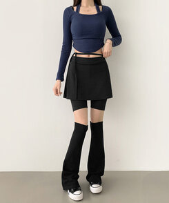 レザレクション　黒ラップスカート　XS img_34165d24fa3d8f56623cd6bd6e