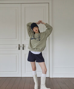 靴下・タイツ ベーシックニーソックス IVORY