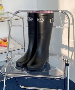 ブーツ ベルトロングレインブーツ
