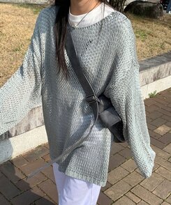 マルチポケットカジュアルショルダークロスバッグ Dark Brown