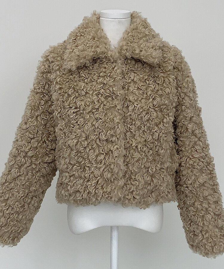 美品　sonyunara ソニョナラ　フリースジャケット　ファージャケット SJK10054 フェイクファージャケット ジャケット - yemomile