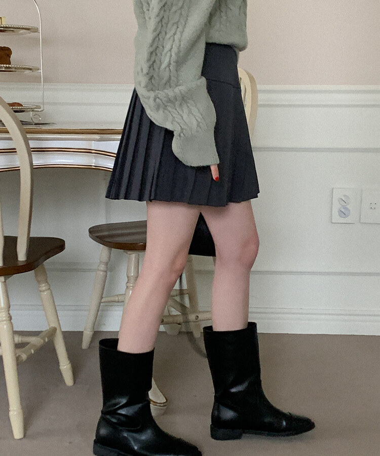 アコーディオンプリーツパンツインミニスカート｜ミニスカート｜韓国