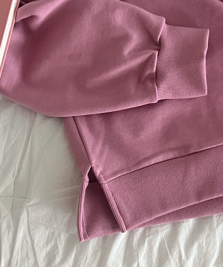 コットンサイドスリットトレーナー