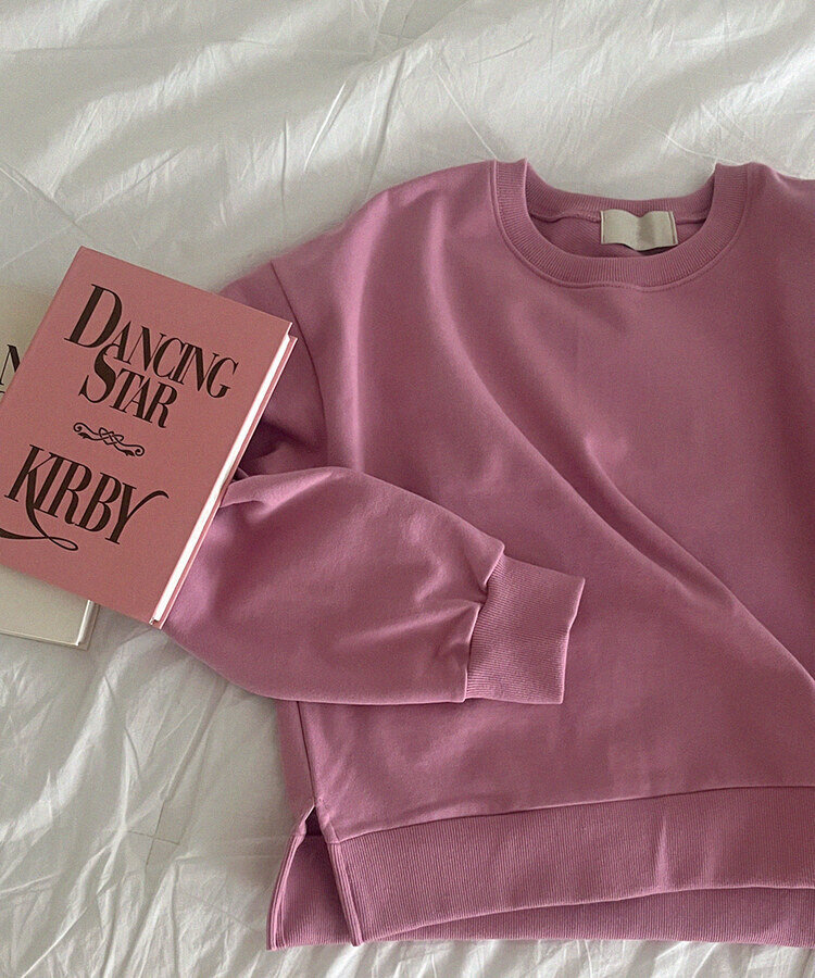 コットンサイドスリットトレーナー