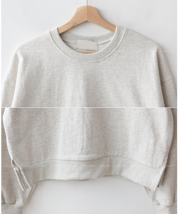 コットンサイドスリットトレーナー