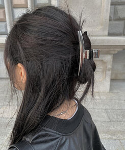 ヘアクリップ SAC4183 シルバーヘアクリップ ヘアアクセサリー - anyonemore