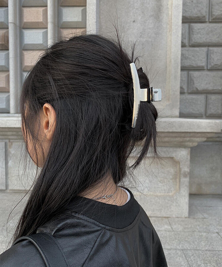 シルバーヘアクリップ｜ヘアアクセサリー｜韓国ファッション通販 SONA