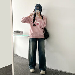 ディープウォッシングワイドデニムパンツ DARK DENIM