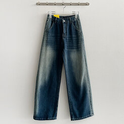 ディープウォッシングワイドデニムパンツ