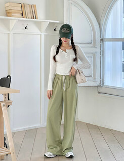 トレーニングパンツ 【SHORT/BASIC/LONG 丈別】トレーニングバンディングバンツ11色 LIGHT GREEN