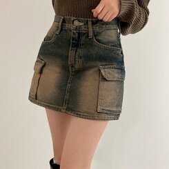 Y’s スカート　古着　archive Y2K Y2K 00s archive グランジ ミニスカート 平成ギャル 地雷系女子