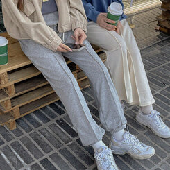 [カーゴ追加/丈別]神シルエットスウェットバンディングパンツ 150/160/170 Gray