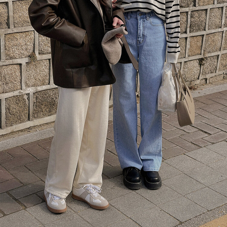 [カーゴ追加/丈別]神シルエットスウェットバンディングパンツ 150/160/170 Light Beige