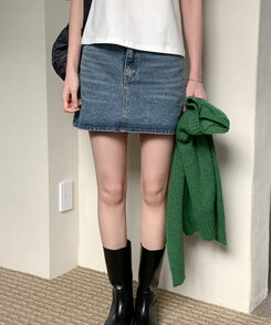 デニムパンツインミニスカート｜ミニスカート｜韓国ファッション通販 SONA