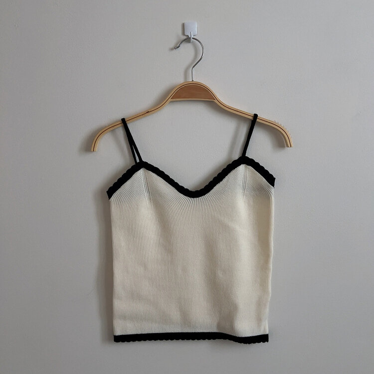 【SET着用可能】クロップキャミソール＋カーディガン