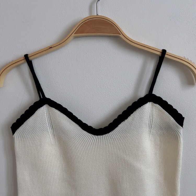 【SET着用可能】クロップキャミソール＋カーディガン