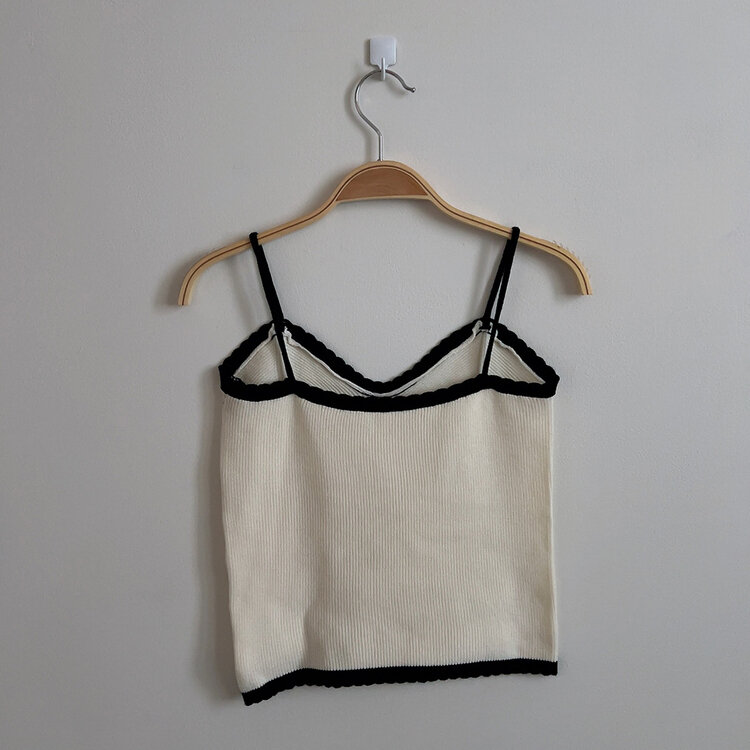 【SET着用可能】クロップキャミソール＋カーディガン