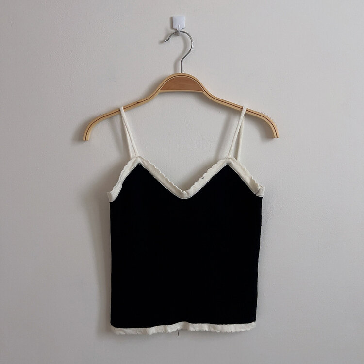 【SET着用可能】クロップキャミソール＋カーディガン