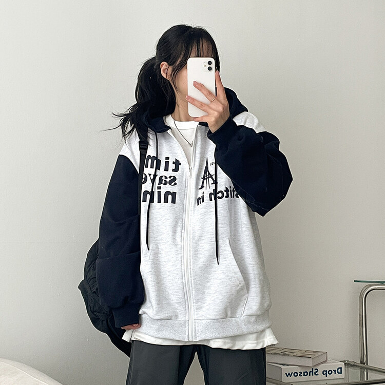 おそらくあなたはこの愛国心のような時代のために創造されました。 ジップパーカー しろたん ジップパーカー 《くるま》 ユニセックス / Mother garden ... 