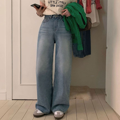 [BELLIDE MADE]ワイドデニムパンツ LIGHT BLUE