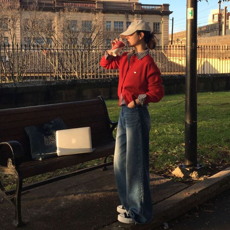 [BELLIDE MADE]ワイドデニムパンツ DENIM