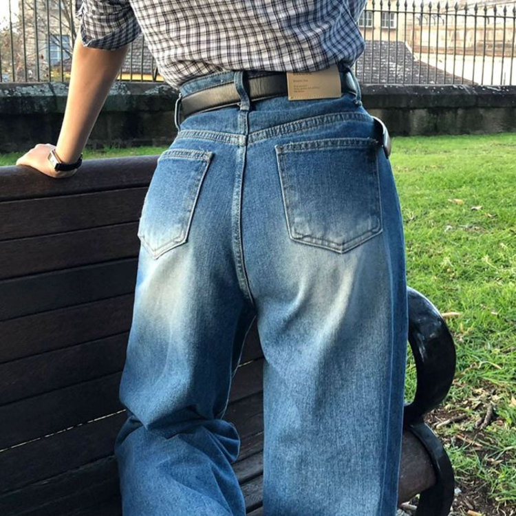 [BELLIDE MADE]ワイドデニムパンツ DENIM