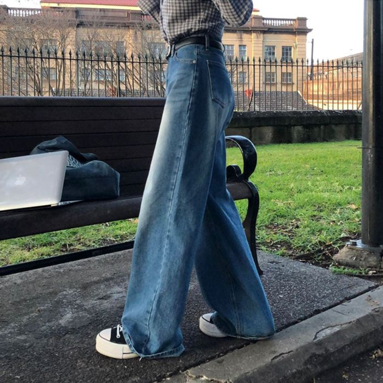 [BELLIDE MADE]ワイドデニムパンツ DENIM