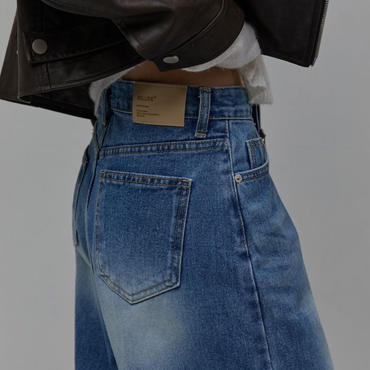 [BELLIDE MADE]ワイドデニムパンツ DENIM