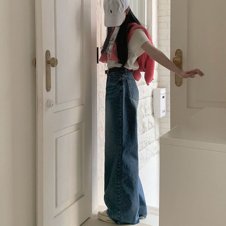 [BELLIDE MADE]ワイドデニムパンツ DENIM