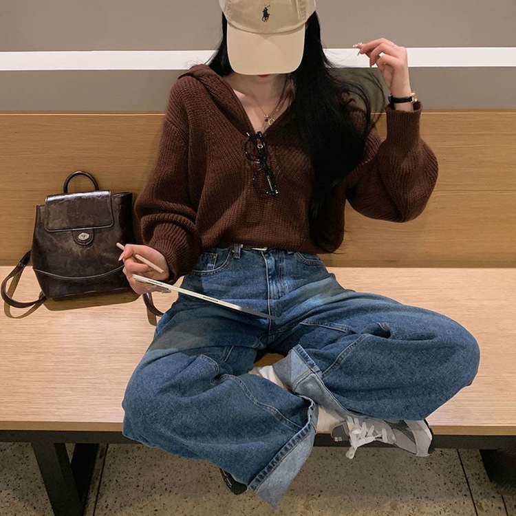 [BELLIDE MADE]ワイドデニムパンツ DENIM