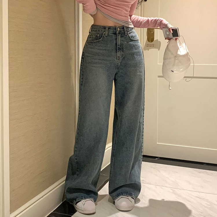 [BELLIDE MADE]ワイドデニムパンツ VINTAGE BLUE