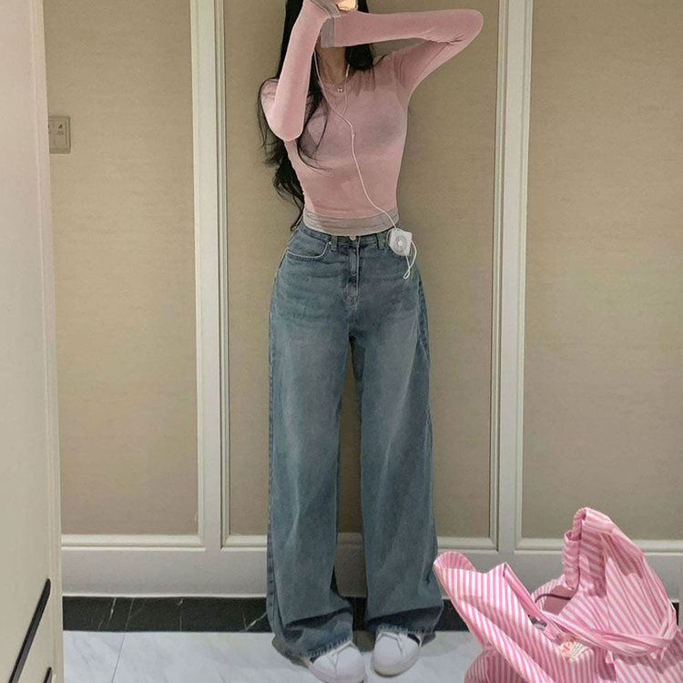 [BELLIDE MADE]ワイドデニムパンツ VINTAGE BLUE