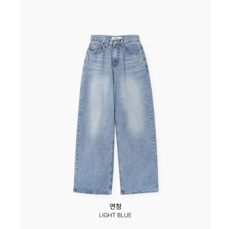 [BELLIDE MADE]ワイドデニムパンツ