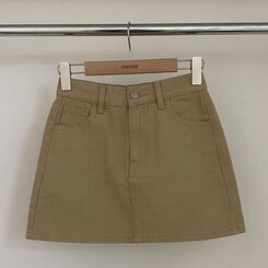 【SHORT/BASIC 丈別】デイリーコットンミニスカート5色