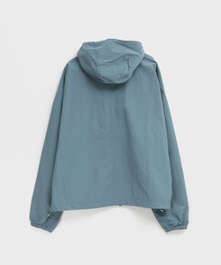 SJP9597 (UNISEX)ダブルジップアップフードウインドブレーカー7