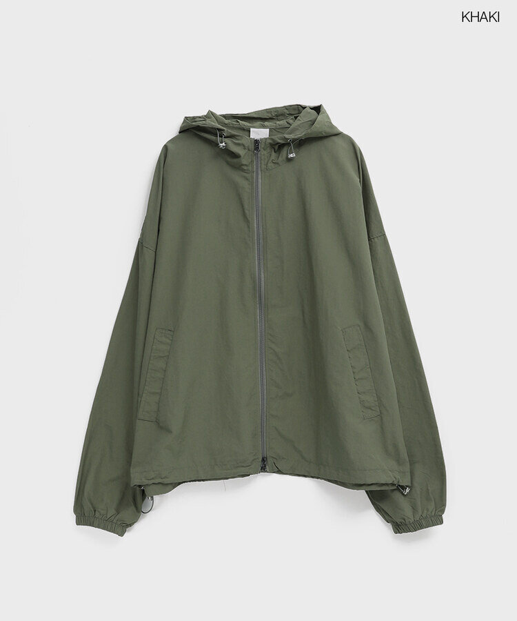 UNISEX)ダブルジップアップフードウインドブレーカー7色｜ジャンパー