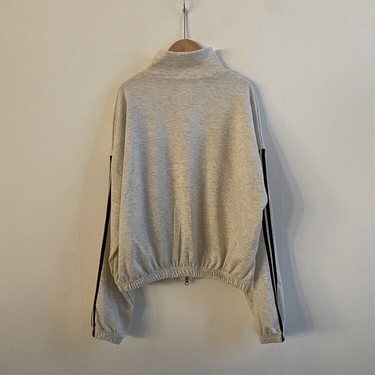 レタリングカジュアルダブルジップアップ