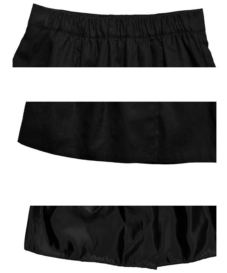 タックフレアコットンミディスカート