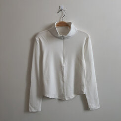 トレーニングハーフジップアップハイネック長袖Tシャツ