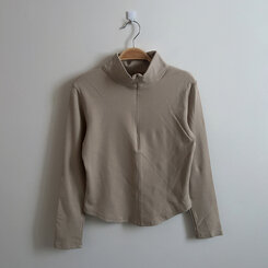 トレーニングハーフジップアップハイネック長袖Tシャツ