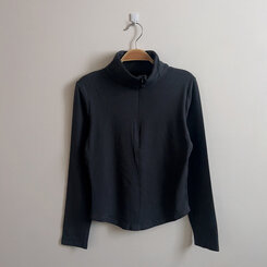 トレーニングハーフジップアップハイネック長袖Tシャツ