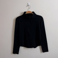 トレーニングハーフジップアップハイネック長袖Tシャツ