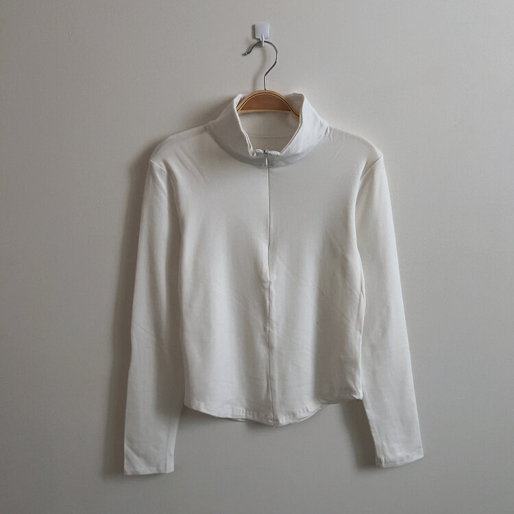 トレーニングハーフジップアップハイネック長袖Tシャツ