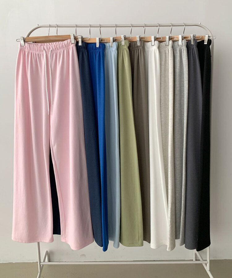 조이 와이드 트레이닝 롱 팬츠